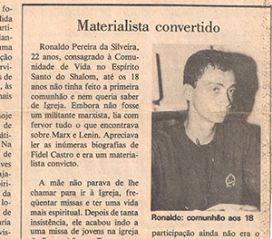 Moysés Azevedo e Ronaldo Pereira no jornal